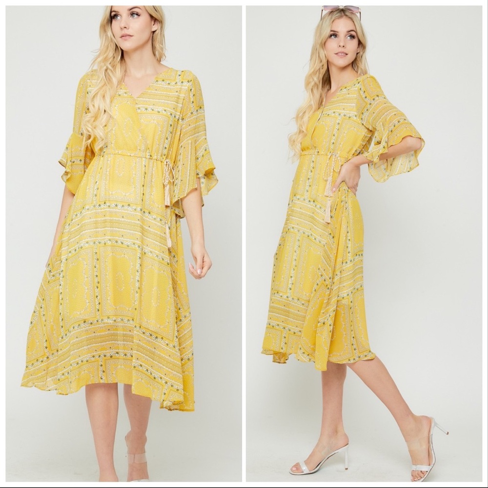 The Country Bohemian Vintage Style Dress - Picture 7 of 8